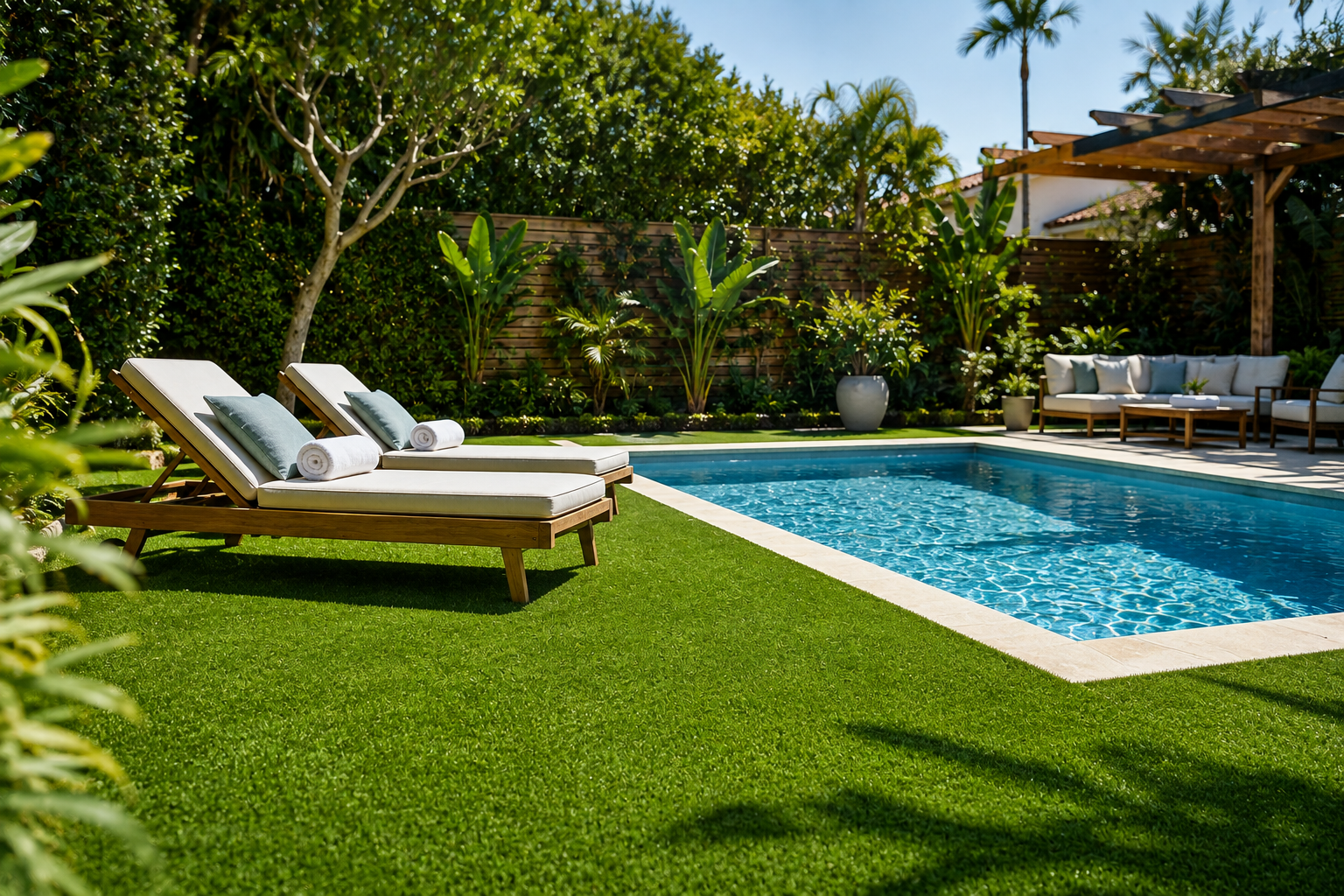 cesped-artificial-alrededor-de-una-piscina